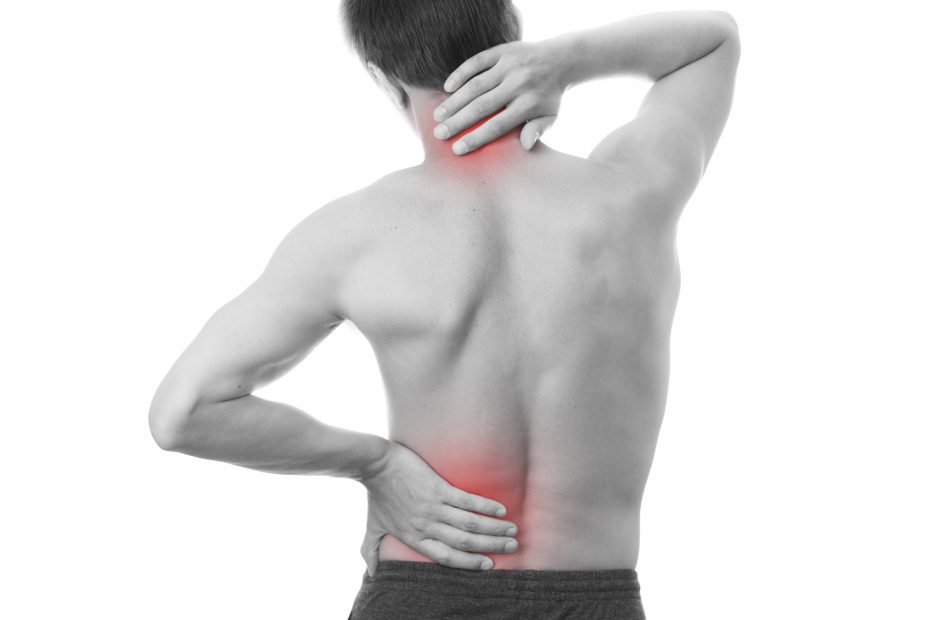 Neck and back pain in men